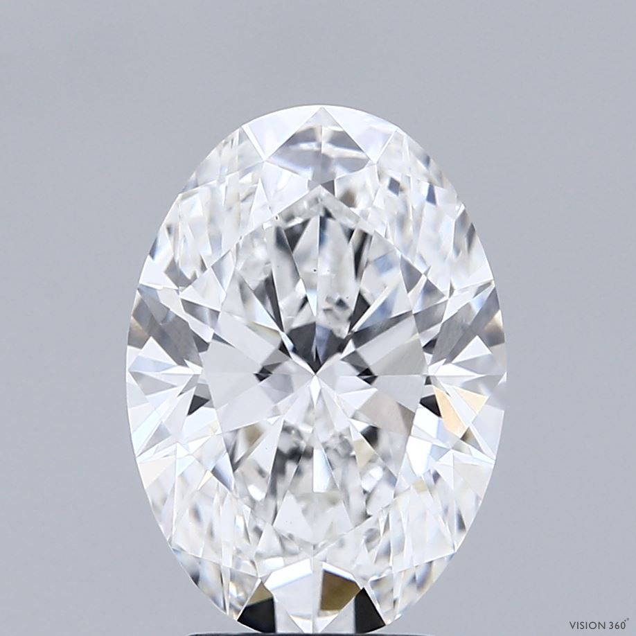 3.22 ct. oval Lab Grown Diamond front image