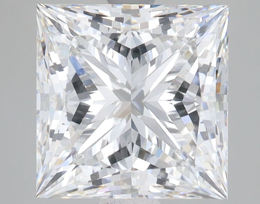 4.37 ct. princess Lab Grown Diamond front image