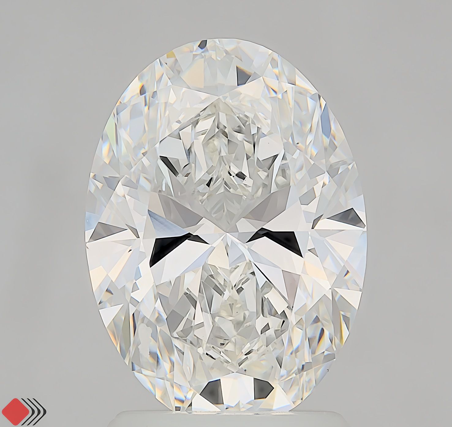 2.01 ct. oval Lab Grown Diamond front image