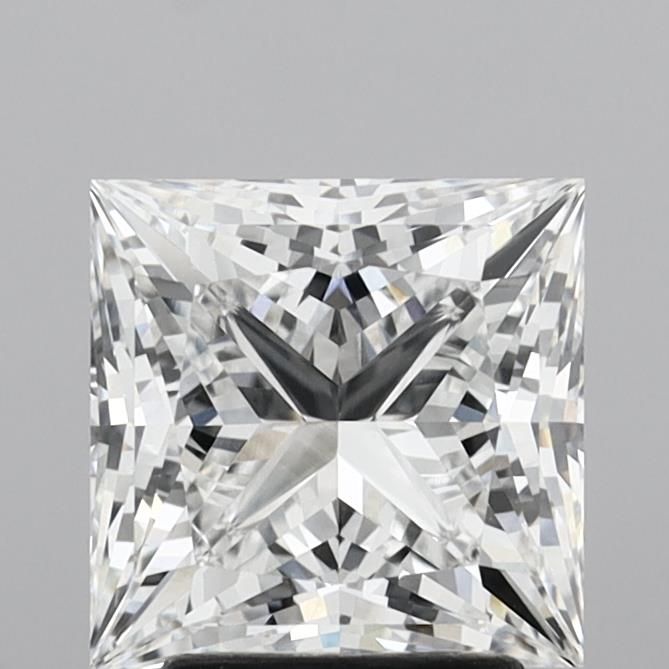 3.08 ct. princess Lab Grown Diamond front image