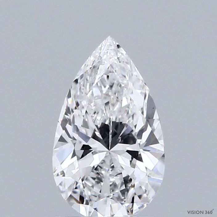 1 ct lab-grown Pear Diamond