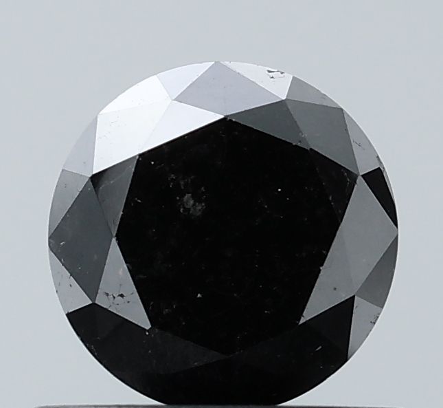 0.86 Carat Round Diamond Black VS2
