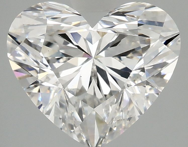 3.08 carat f VS1 EX Cut IGI heart diamond