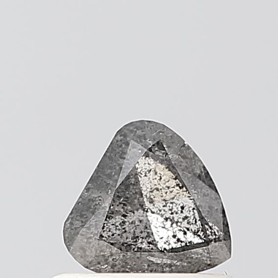 0.42 Carat Heart Diamond Salt and Pepper VS2
