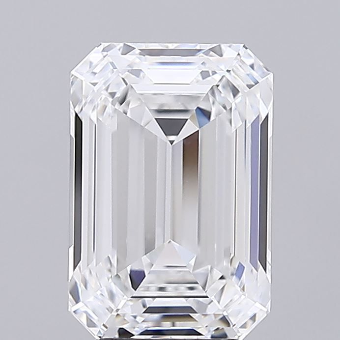 Diament LG szmaragdowy, 4.69 ct, E, VVS2