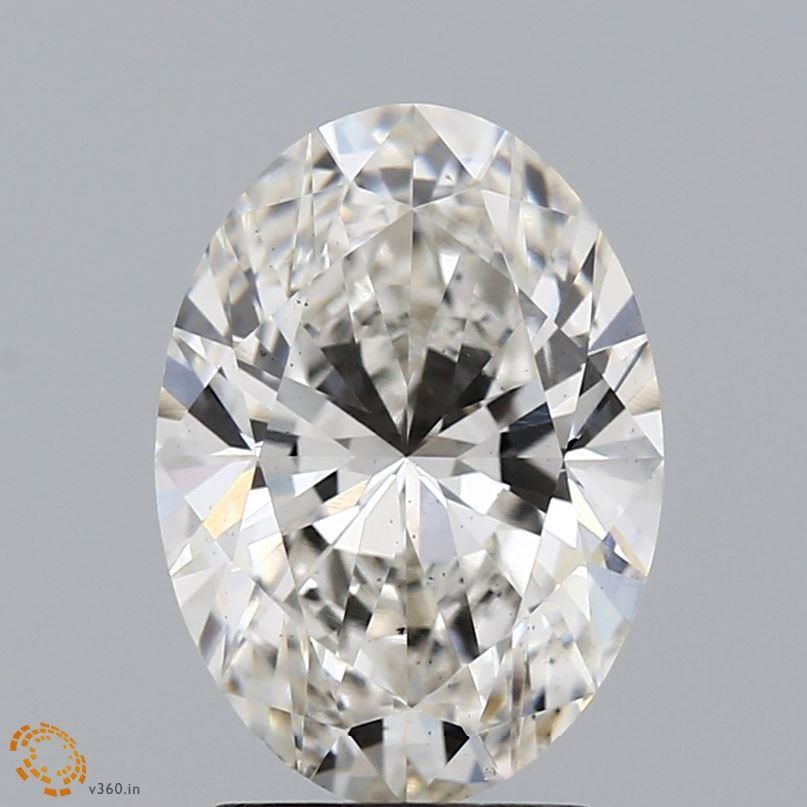 2.59 ct. oval Lab Grown Diamond front image
