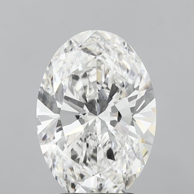 2.57 ct. oval Lab Grown Diamond front image