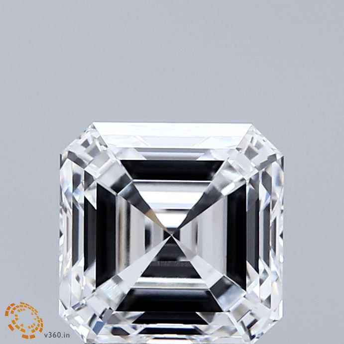 2.49 ct lab-grown Asscher Diamond
