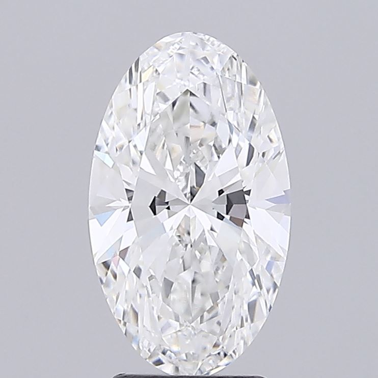 3.30 ct. oval Lab Grown Diamond front image