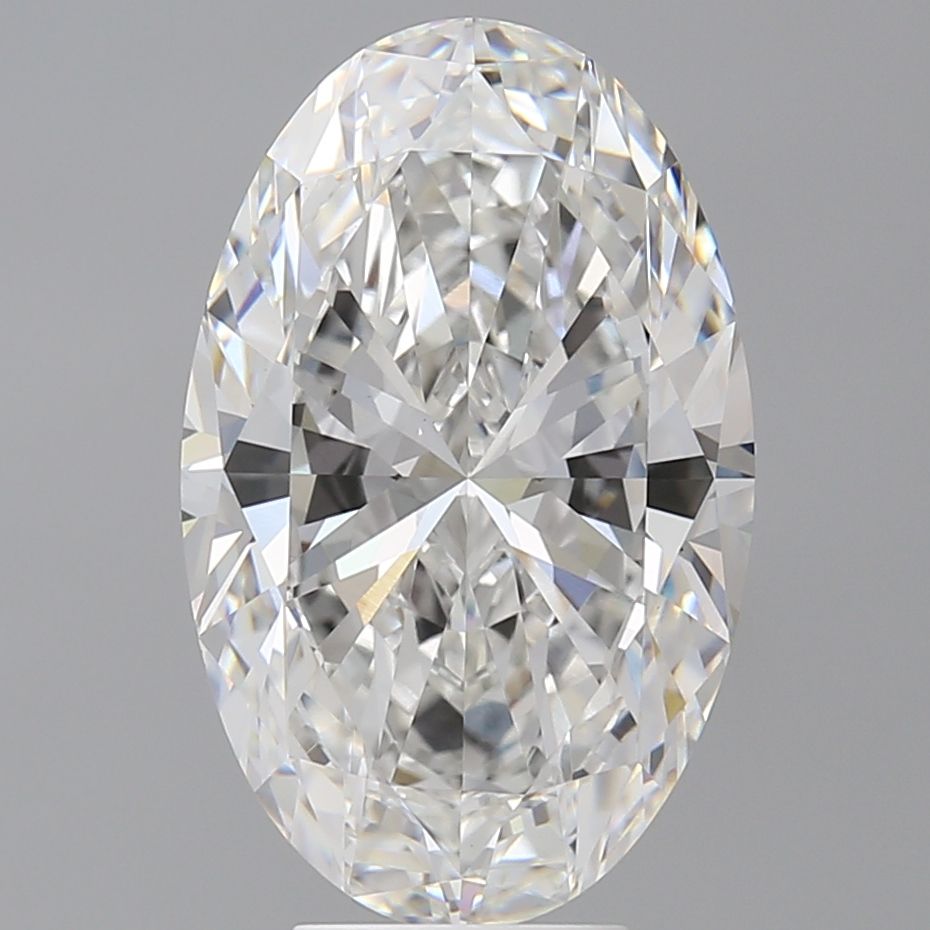 6.54 ct. oval Lab Grown Diamond front image