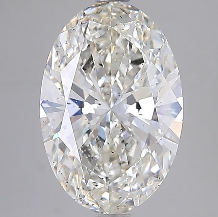 5.09 ct. oval Lab Grown Diamond front image