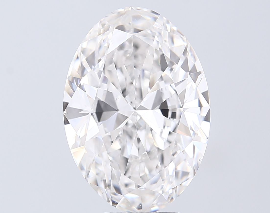6.01 ct. oval Lab Grown Diamond front image