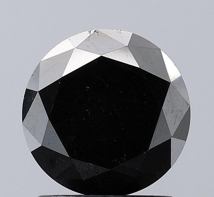 1.77 Carat Round Diamond Black VS2