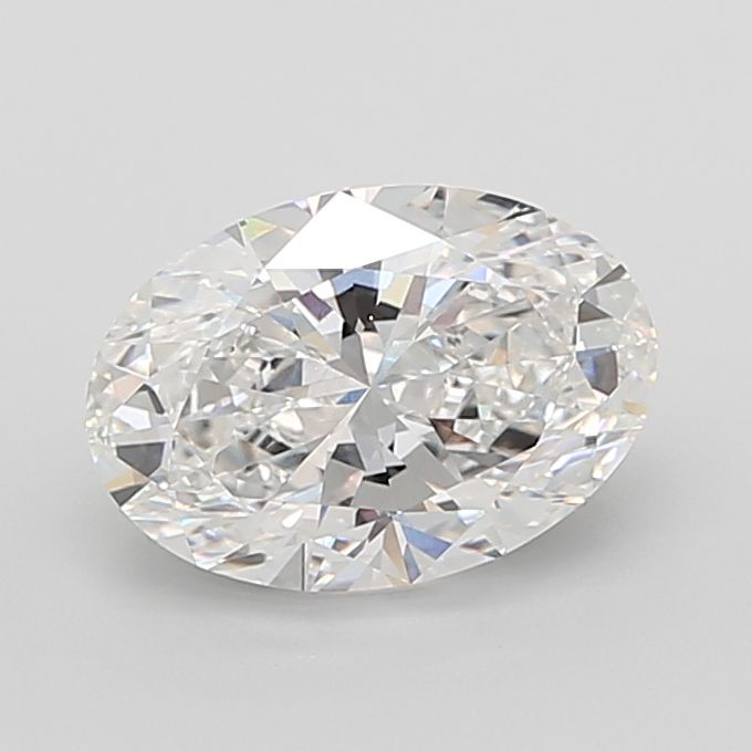 6.09 ct. oval Lab Grown Diamond front image