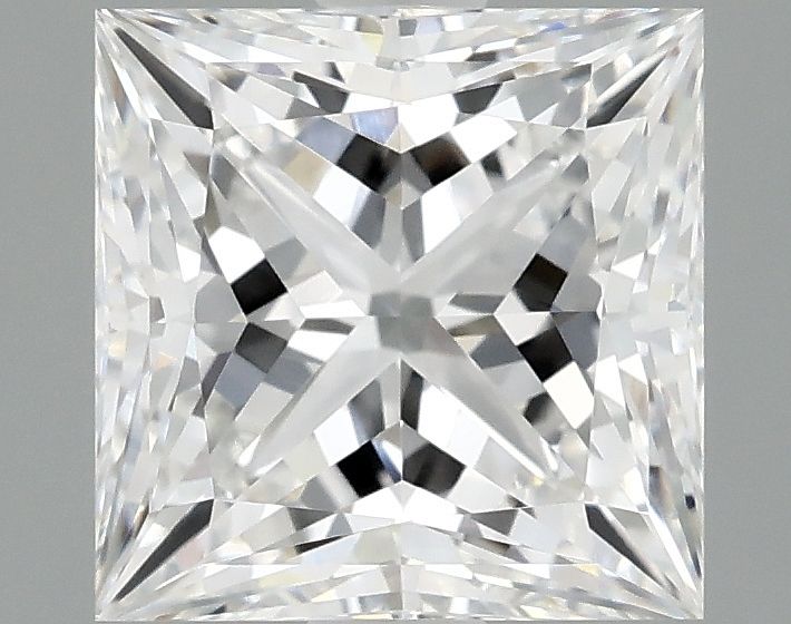 2.10 ct. princess Lab Grown Diamond front image