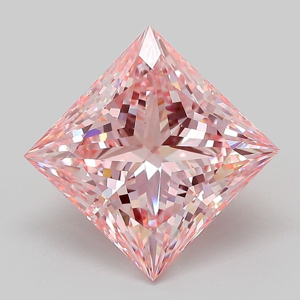 4.02 ct. princess Lab Grown Diamond front image