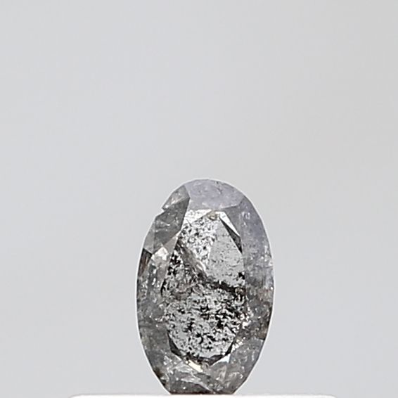 0.17 Carat Oval Diamond Salt and Pepper VS2