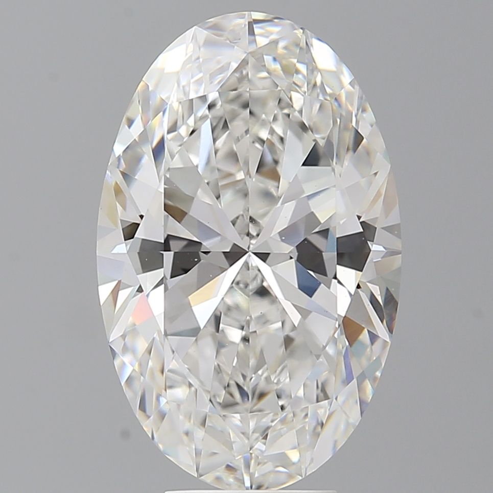7.10 ct. oval Lab Grown Diamond front image