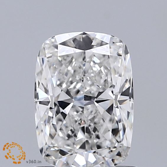 1.25 ct lab-grown Cushion brilliant Diamond