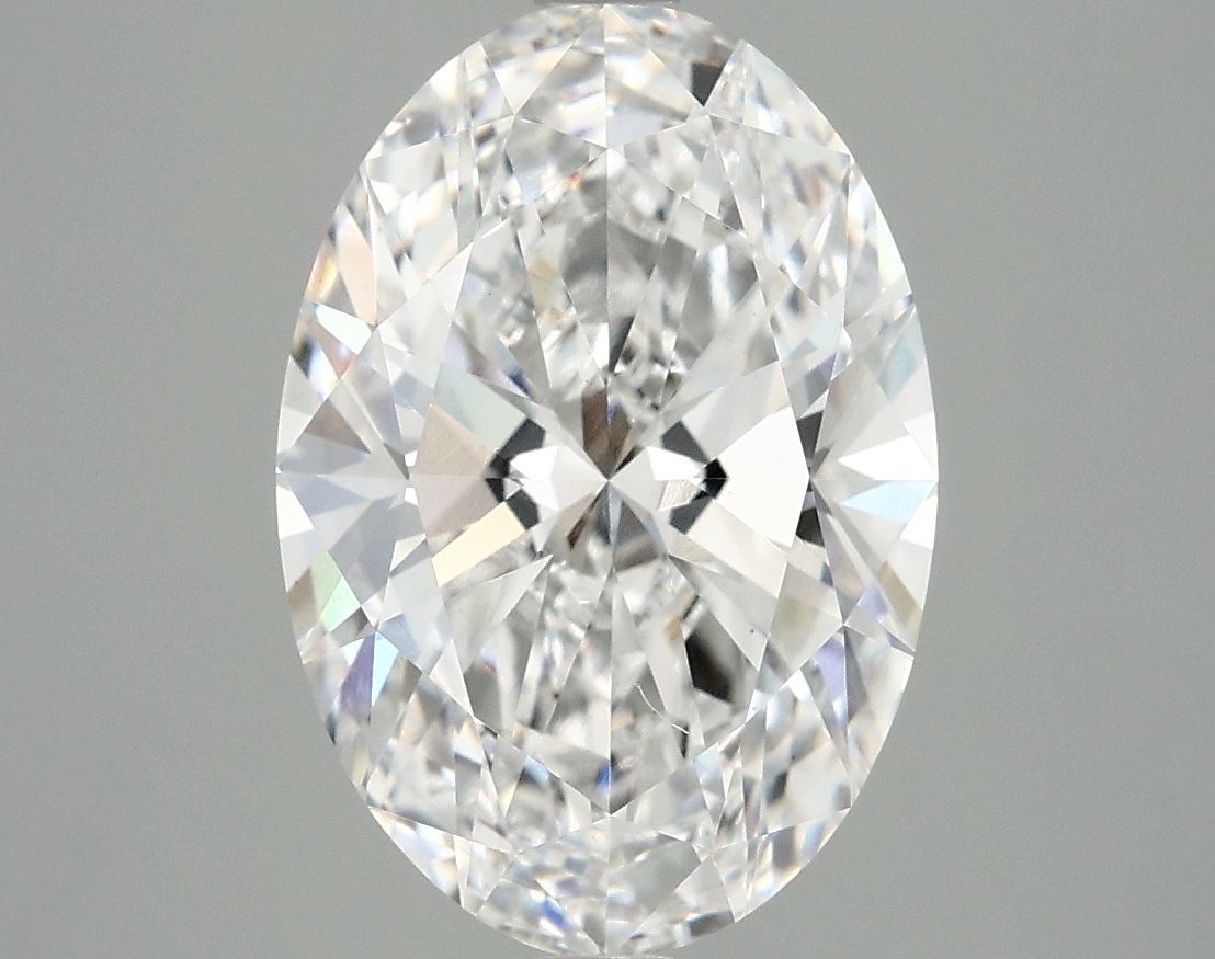 3.95 ct. oval Lab Grown Diamond front image