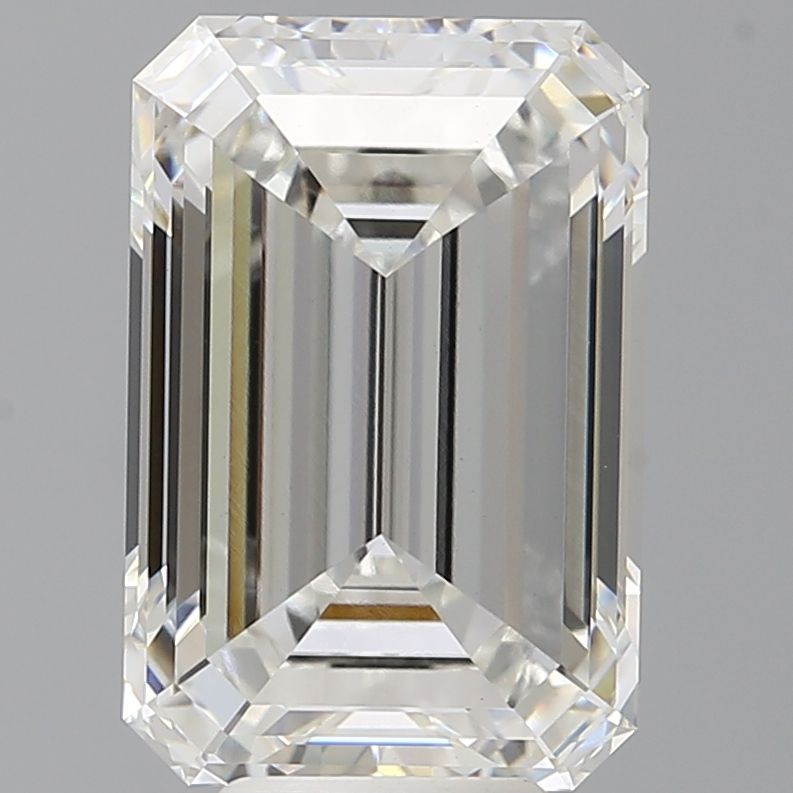 7.10 ct. emerald Lab Grown Diamond front image