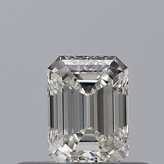 Diamant Émeraude 0.26 ct - Couleur G - Pureté IF