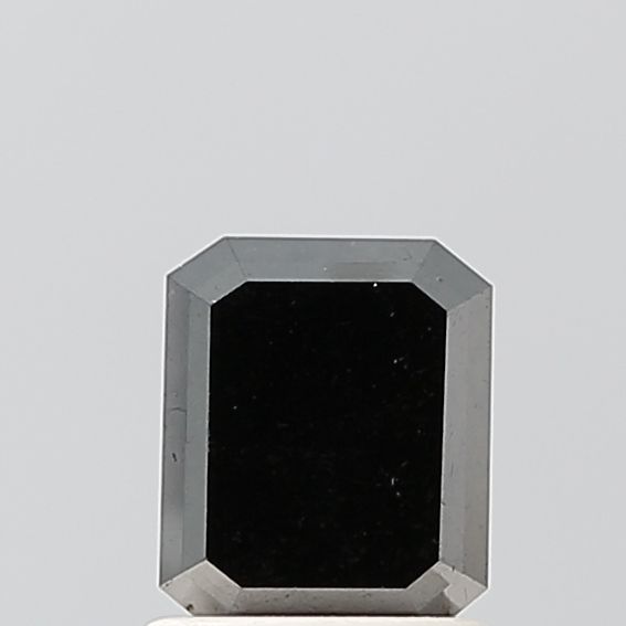 1.18 Carat Emerald Diamond Fancy Black VVS2