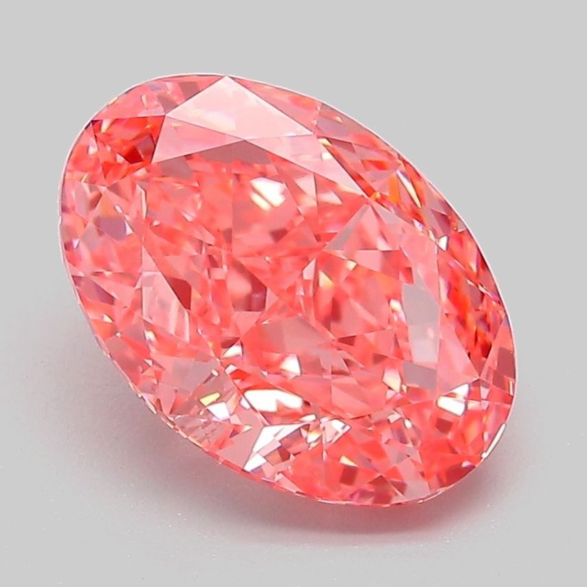 3.03 ct. oval Lab Grown Diamond front image