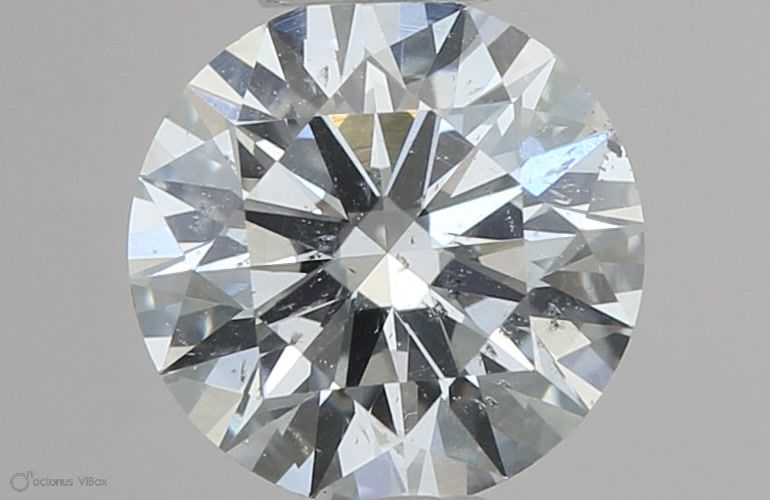 0.9 Carat Round Diamond D SI2