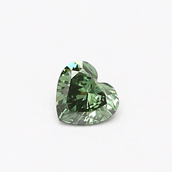 0.16ct Heart GREEN VS1