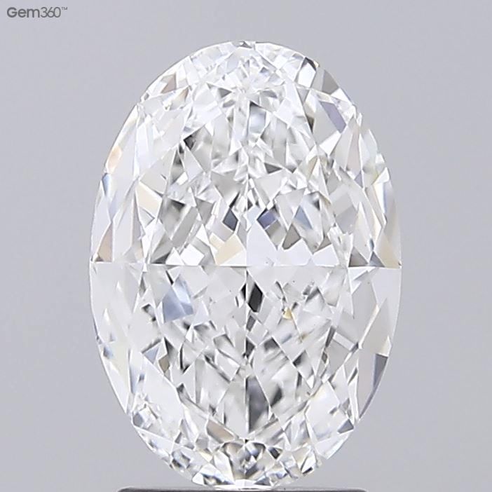 3.20 ct. oval Lab Grown Diamond front image