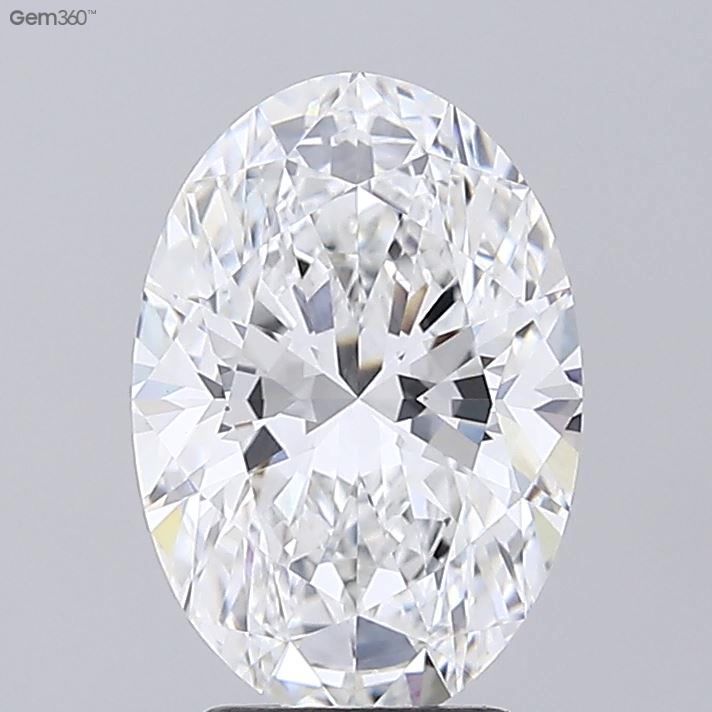 3.42 ct. oval Lab Grown Diamond front image