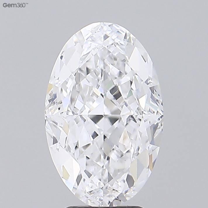 3.75 ct. oval Lab Grown Diamond front image