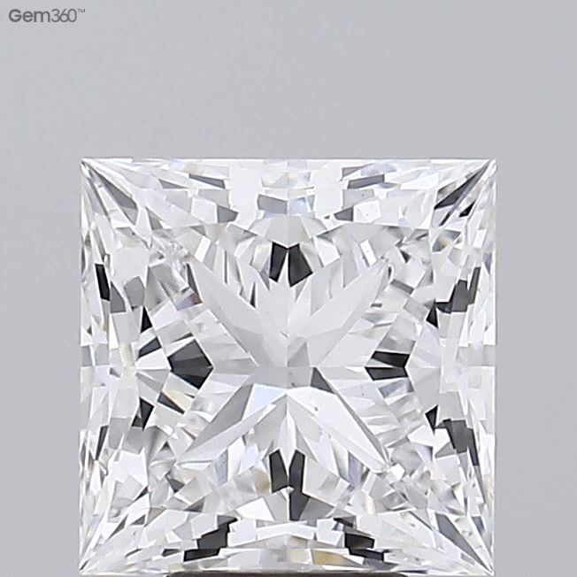 5.01 ct. princess Lab Grown Diamond front image