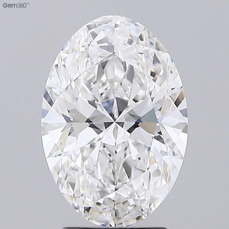 3.05 ct. oval Lab Grown Diamond front image