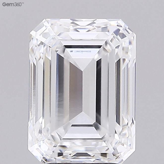 2.73 ct. emerald Lab Grown Diamond front image
