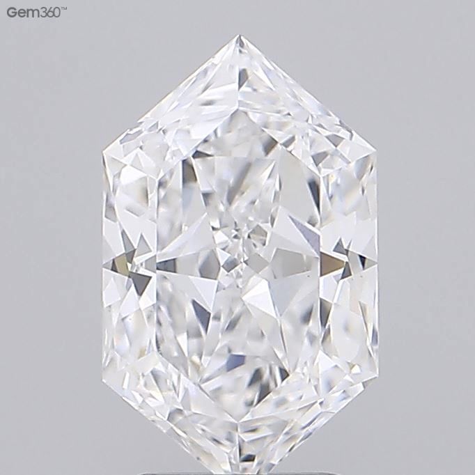 2.05 ct lab-grown Hexagonal Diamond