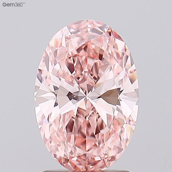 1.52 ct. oval Lab Grown Diamond front image