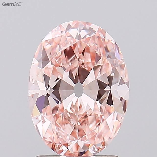 1.52 ct. oval Lab Grown Diamond front image