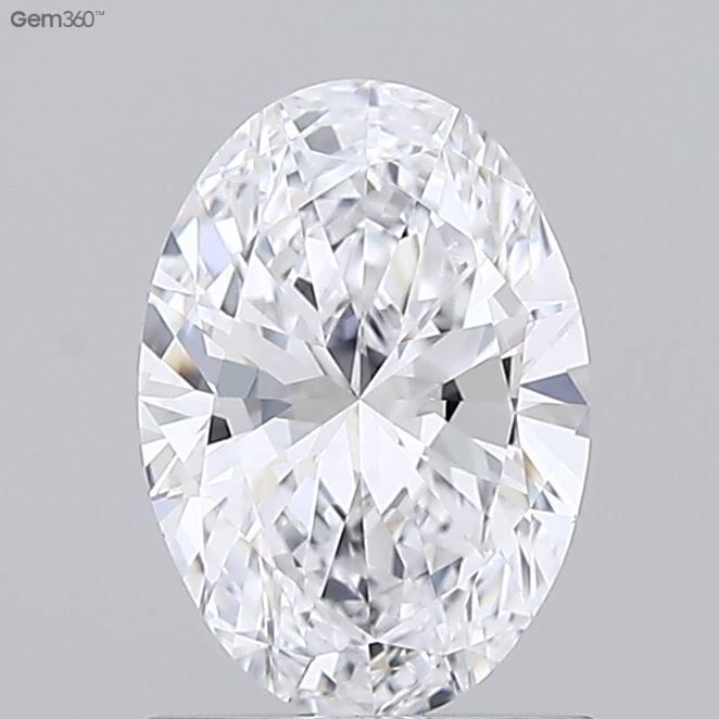 1 ct lab-grown Oval Diamond