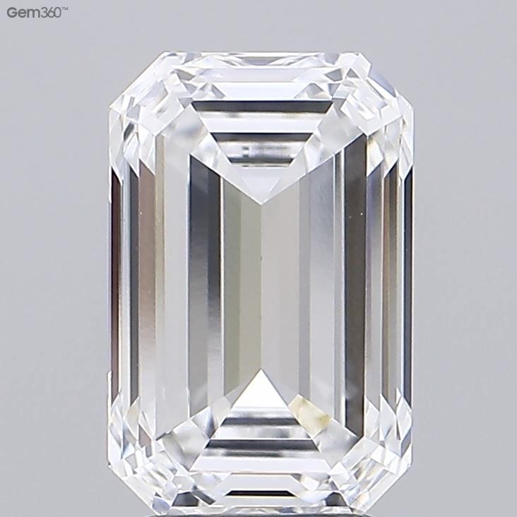3.08 ct. emerald Lab Grown Diamond front image