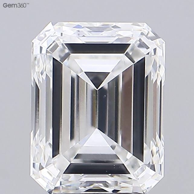3.04 ct. emerald Lab Grown Diamond front image