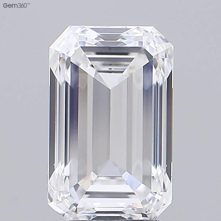2.75 ct. emerald Lab Grown Diamond front image