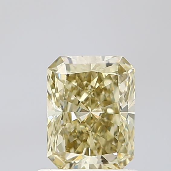 1.09 carat fancy light yellow VS2 EX Cut IGI radiant diamond