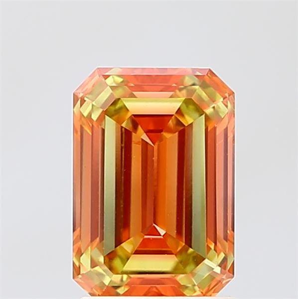 EMERALD 2.0ct Fancy Vivid Yellow Pink VS2 – VG VG STG