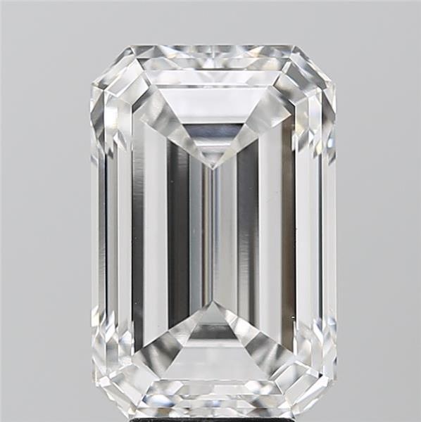 7.04 ct. emerald Lab Grown Diamond front image