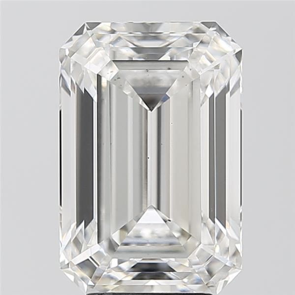 6.02 ct. emerald Lab Grown Diamond front image