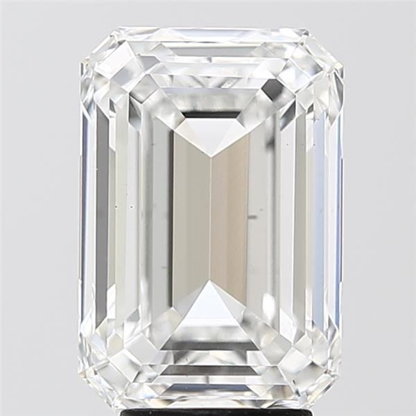 5.54 ct. emerald Lab Grown Diamond front image