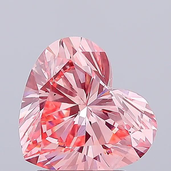 2.54 ct. heart Lab Grown Diamond front image