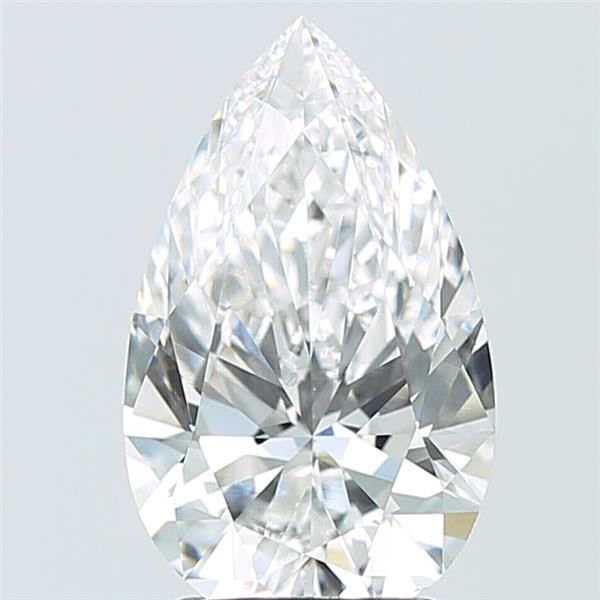 3.02 ct. pear Lab Grown Diamond front image